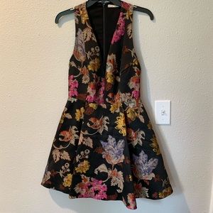Alice + Olivia brocade cocktail dress